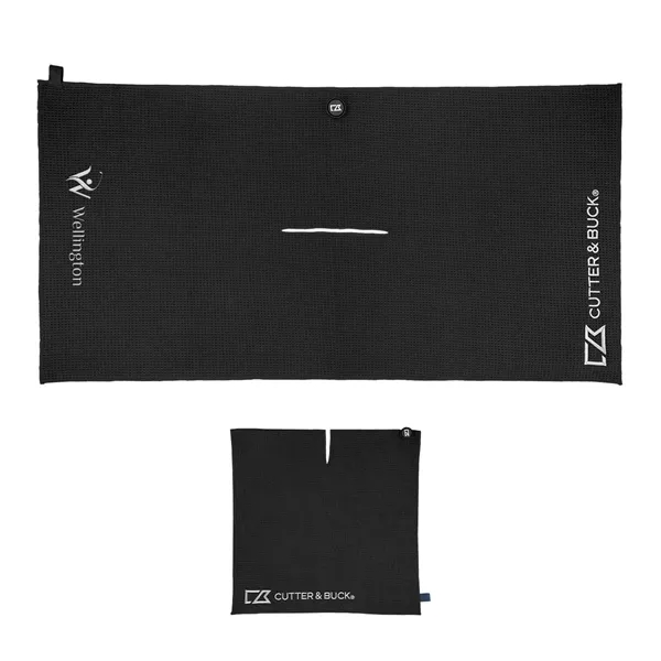 Custom Cutter & Buck® rPET Magnetic Golf Towel