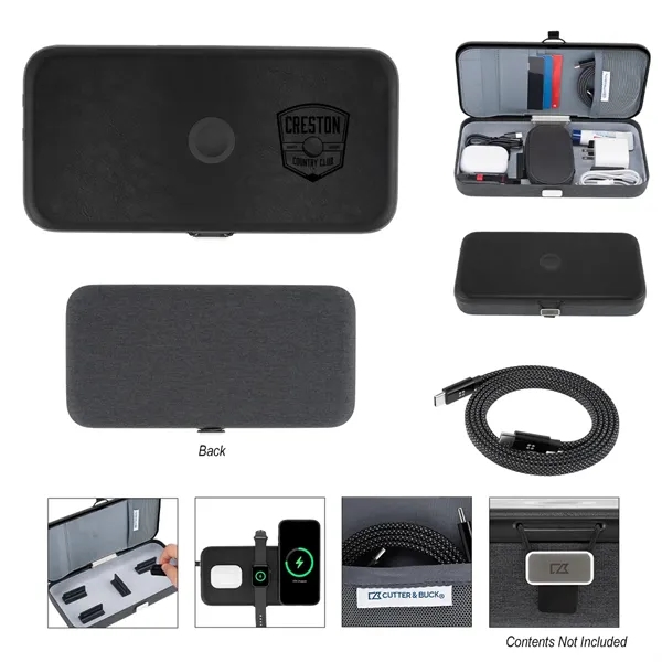 Cutter & Buck® 3-in-1 Charging Tech Case