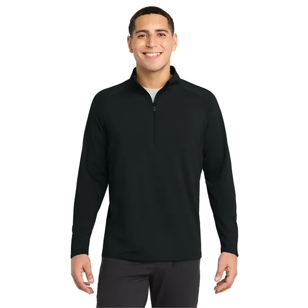Sport-Tek Sport-Wick Stretch 1/4-Zip Pullover.