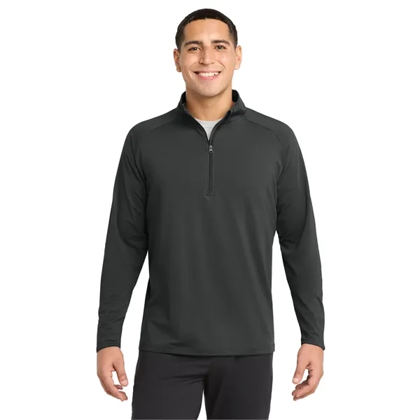 Sport-Tek Sport-Wick Stretch 1/4-Zip Pullover.