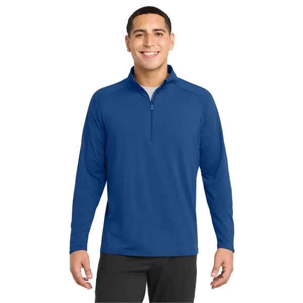 Sport-Tek Sport-Wick Stretch 1/4-Zip Pullover.