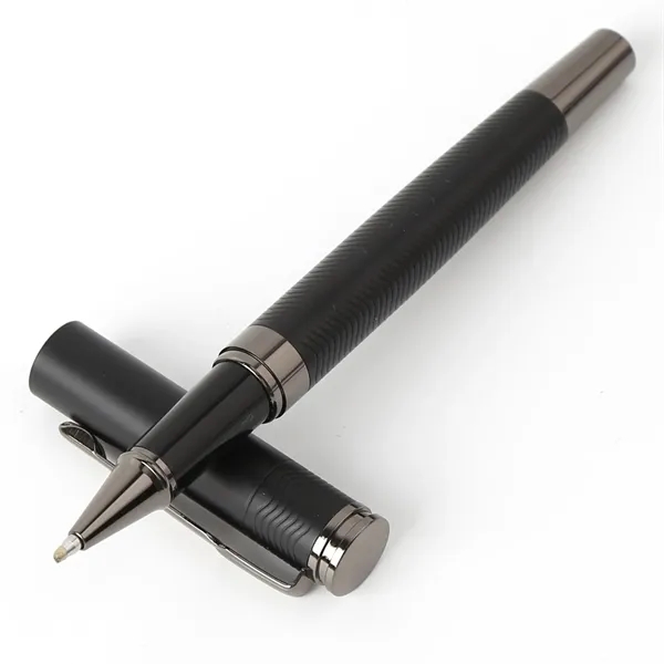 Titus® Wavy Pattern Luxury Signature Rollerball Pen Gift Box