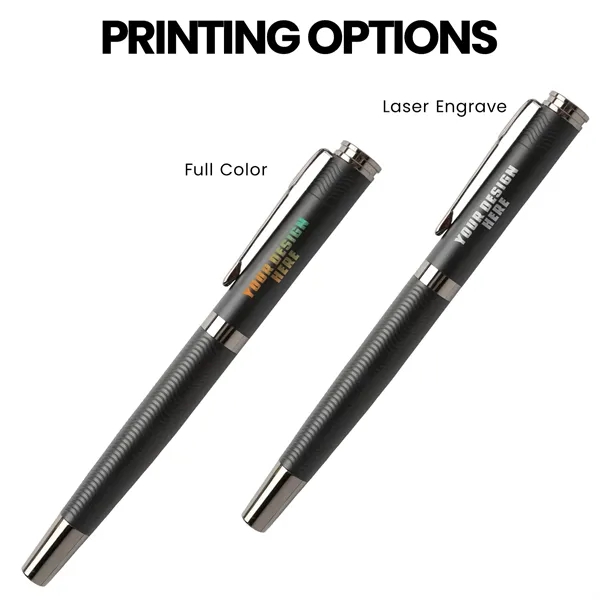 Titus® Wavy Pattern Luxury Signature Rollerball Pen Gift Box