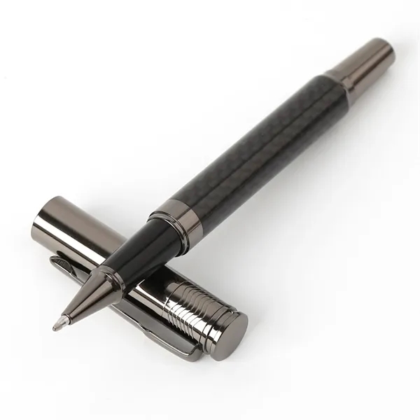 TiTUS® Metal Carbon Fiber Rollerball Pen Gift Box