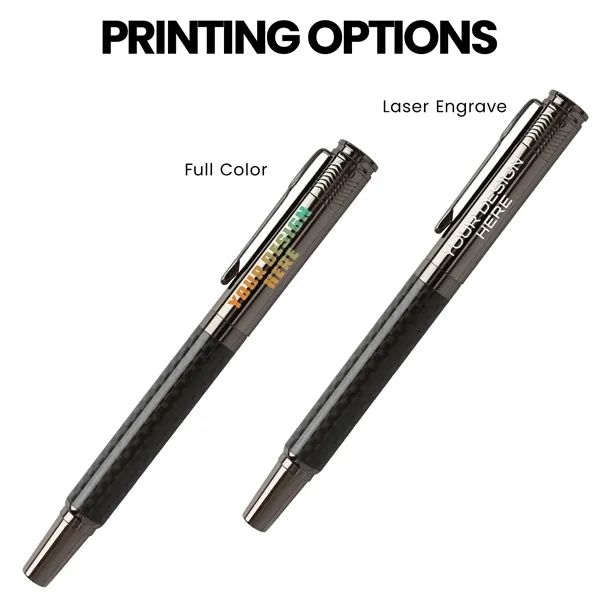 TiTUS® Metal Carbon Fiber Rollerball Pen Gift Box