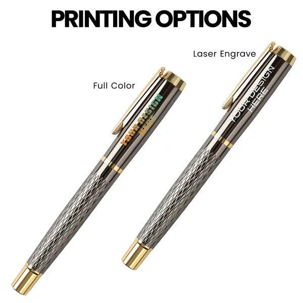 TiTUS® Golden Luxury Rollerball Pen Gift Box