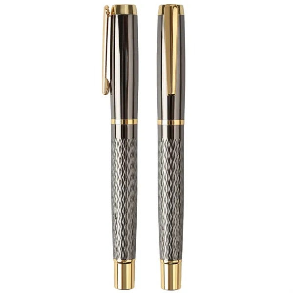 TiTUS® Golden Luxury Rollerball Pen Gift Box