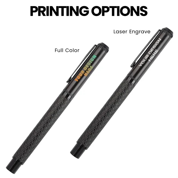 TiTUS® Gun metal color Rollerball Pen Gift Box