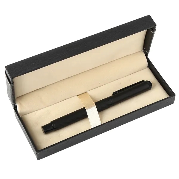 TiTUS® Gun metal color Rollerball Pen Gift Box