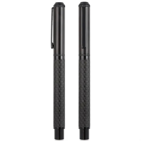 TiTUS® Gun metal color Rollerball Pen Gift Box