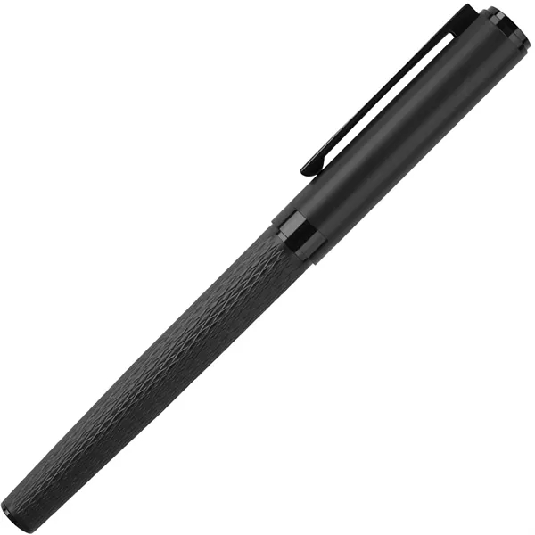 TiTUS® Dimond Pattern Gun metal Rollerball Pen Gift Box