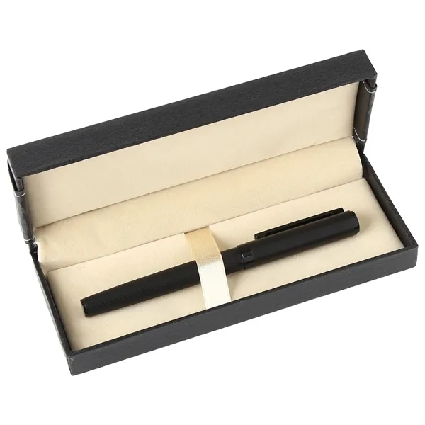 TiTUS® Dimond Pattern Gun metal Rollerball Pen Gift Box