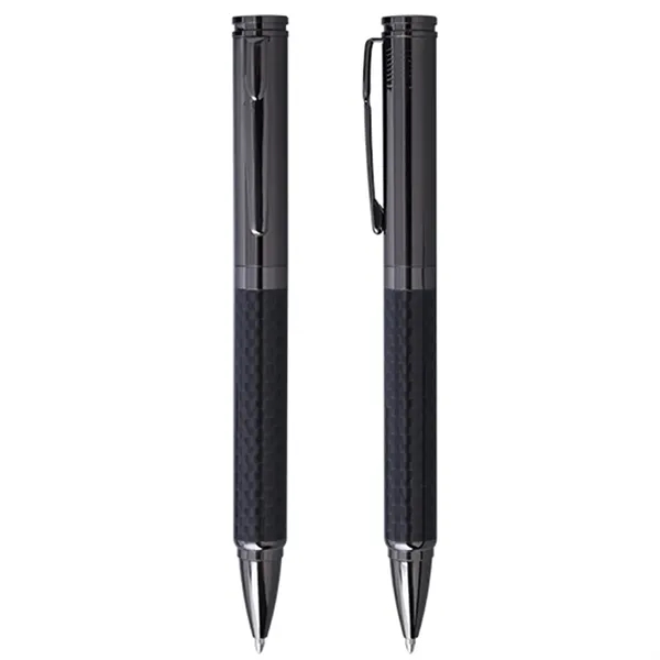 TiTUS® Carbon Fiber Ballpoint & Rollerball Duo Gift Box