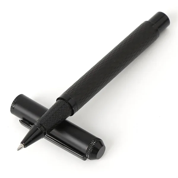 TiTUS® Gun Metal Ballpoint & Rollerball Duo Gift Box