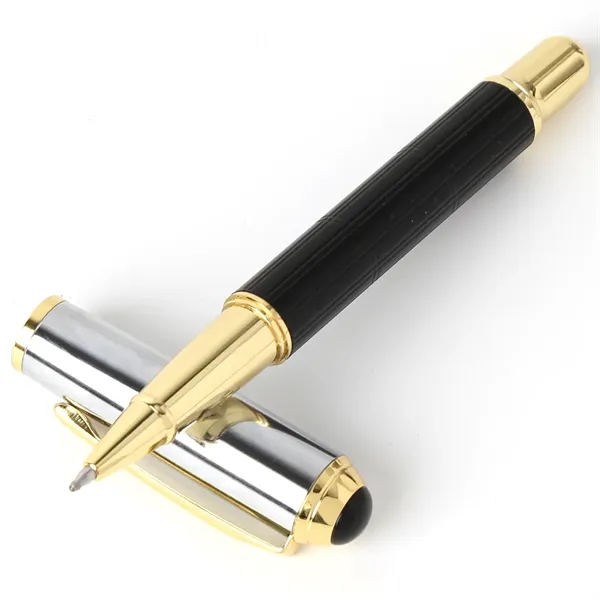 TiTUS® Luxury Silver Ballpoint & Rollerball Duo Gift Box