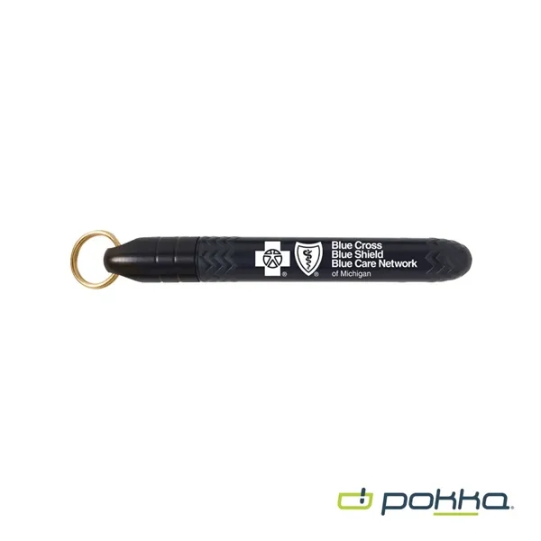 Pokka® Pocket Pen w/Dock & Gold Keyring