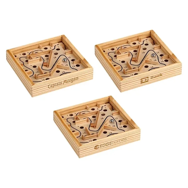 Custom A-Mazing Wood Mini Maze Game
