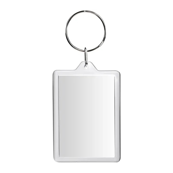 2.3"x1.3" Custom Full Color Acrylic Photo Frame Keychain