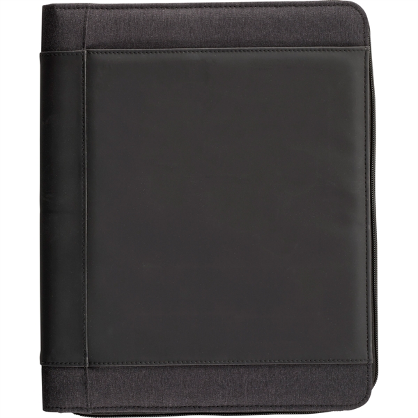 Zoom 4000 mAh Wireless Charging Zippered Padfolio Plum Grove