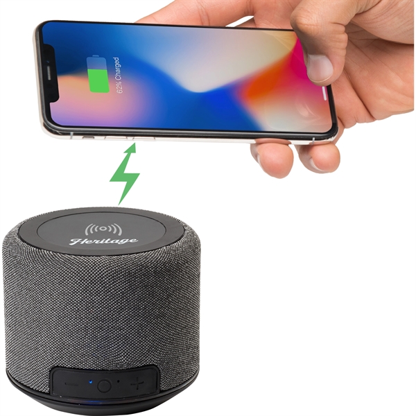 Forward Fabric Speaker with Wireless Charger