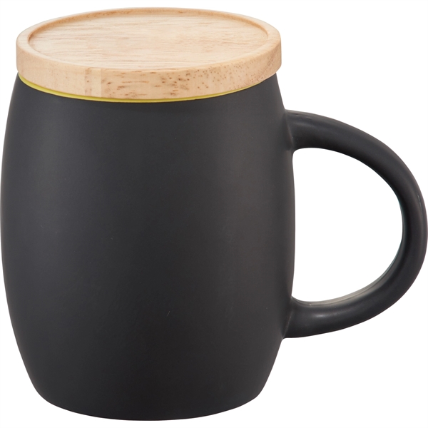 Hearth Ceramic Mug with Wood Lid/Coaster 15oz - Hearth Ceramic Mug with Wood Lid/Coaster 15oz - Image 4 of 37