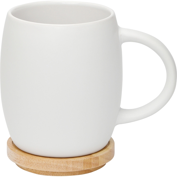 Hearth Ceramic Mug with Wood Lid/Coaster 15oz - Hearth Ceramic Mug with Wood Lid/Coaster 15oz - Image 29 of 37