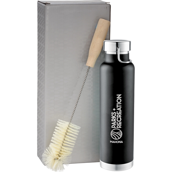 Thor Copper Vacuum Bottle with Brush 22oz - Thor Copper Vacuum Bottle with Brush 22oz - Image 1 of 19