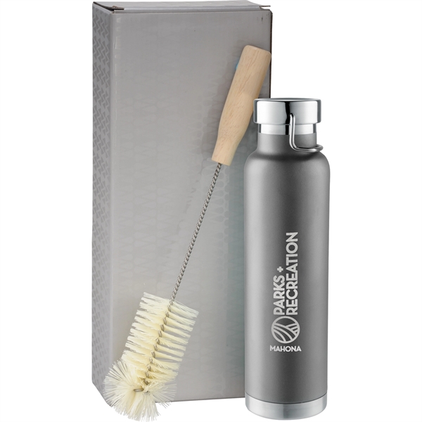 Thor Copper Vacuum Bottle with Brush 22oz - Thor Copper Vacuum Bottle with Brush 22oz - Image 2 of 19