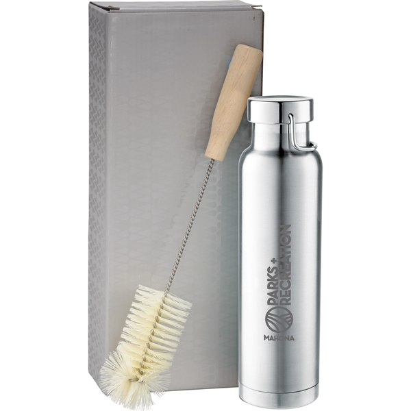 Thor Copper Vacuum Bottle with Brush 22oz - Thor Copper Vacuum Bottle with Brush 22oz - Image 13 of 19