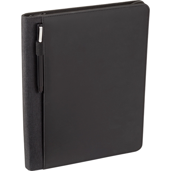 Vienna Heathered Zippered Padfolio w FSC® Mix Pape - Vienna Heathered Zippered Padfolio w FSC® Mix Pape - Image 1 of 7