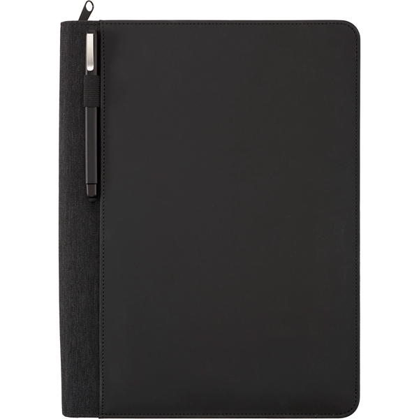 Vienna Heathered Zippered Padfolio w FSC® Mix Pape - Vienna Heathered Zippered Padfolio w FSC® Mix Pape - Image 3 of 7