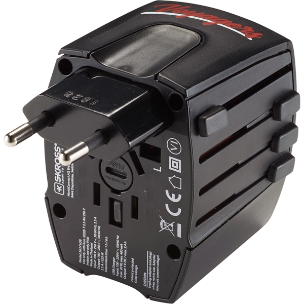 SKROSS World Travel Adapter MUV USB Type A & Type - SKROSS World Travel Adapter MUV USB Type A & Type - Image 7 of 9