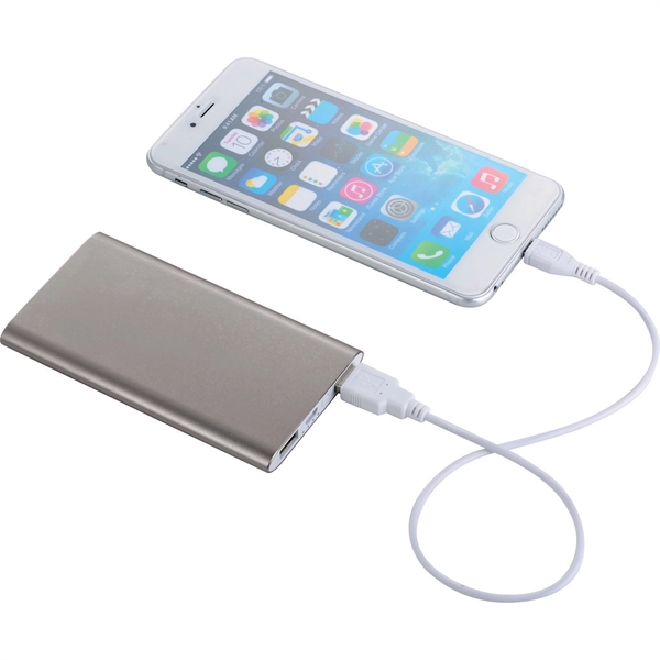 Sleek Aluminum 4000 mAh Power Bank - Sleek Aluminum 4000 mAh Power Bank - Image 5 of 14