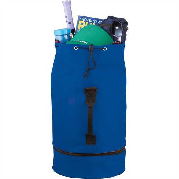 Sailor Drawstring Duffel Sling Plum Grove