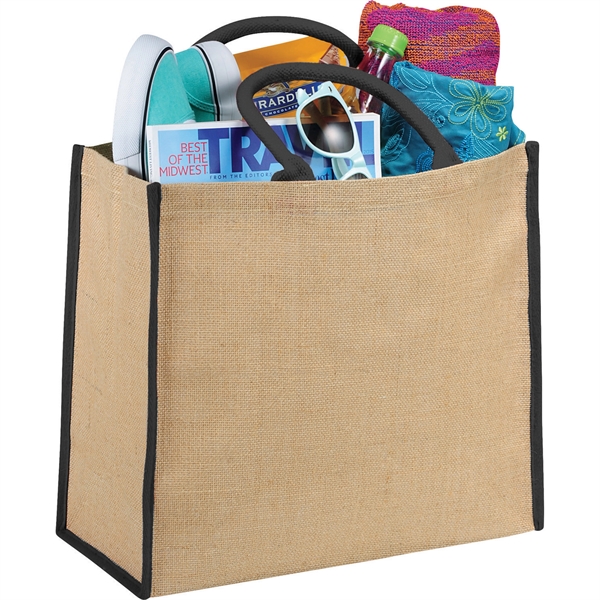 Large Jute Tote - Large Jute Tote - Image 3 of 36