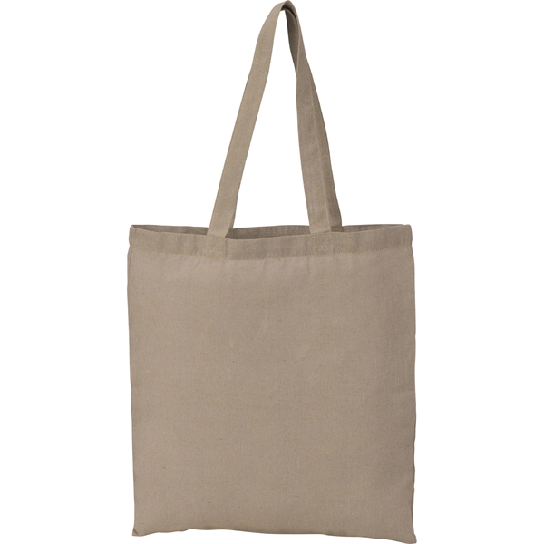 Recycled 5oz Cotton Twill Tote - Recycled 5oz Cotton Twill Tote - Image 4 of 16