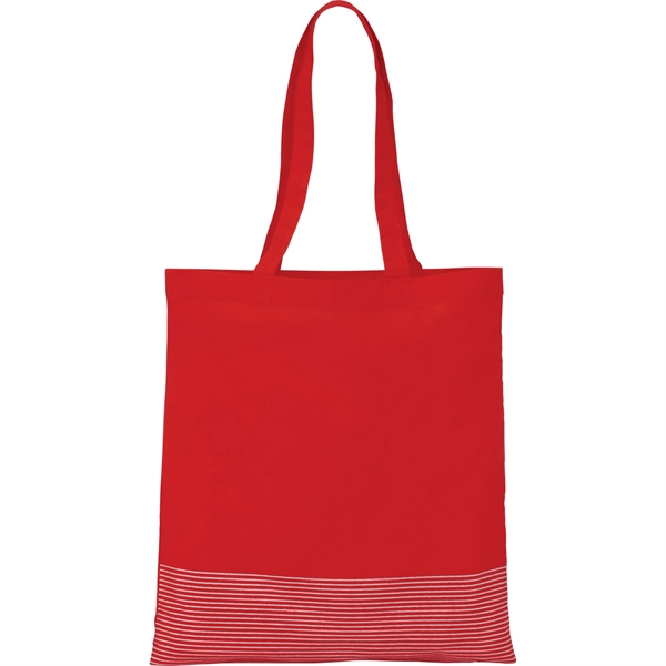 Silver Line Cotton Convention Tote - Silver Line Cotton Convention Tote - Image 12 of 18