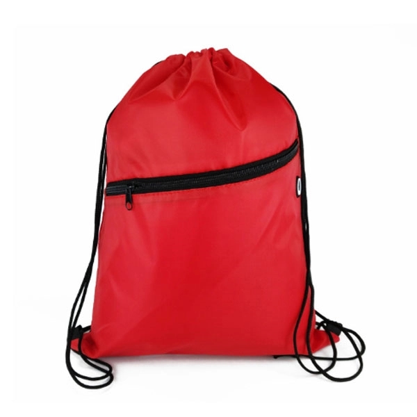 Headphone Slot Drawstring Polyester Bags - Headphone Slot Drawstring Polyester Bags - Image 2 of 14