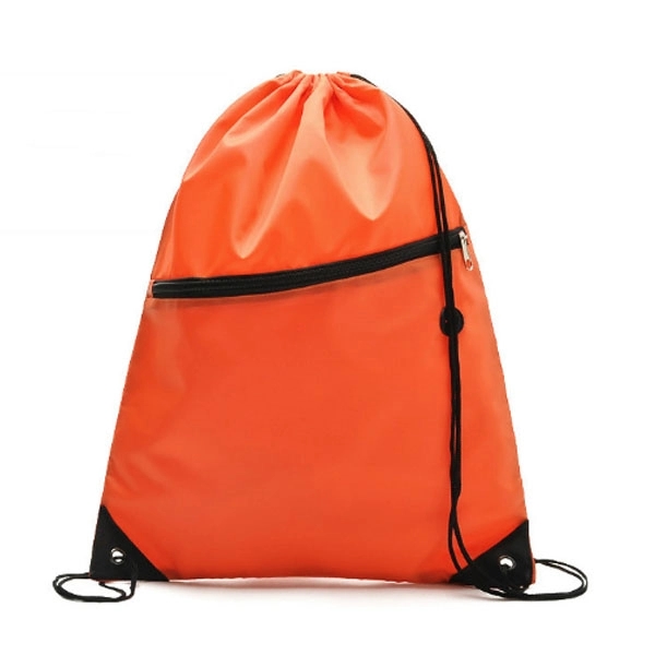 Headphone Slot Drawstring Polyester Bags - Headphone Slot Drawstring Polyester Bags - Image 4 of 14