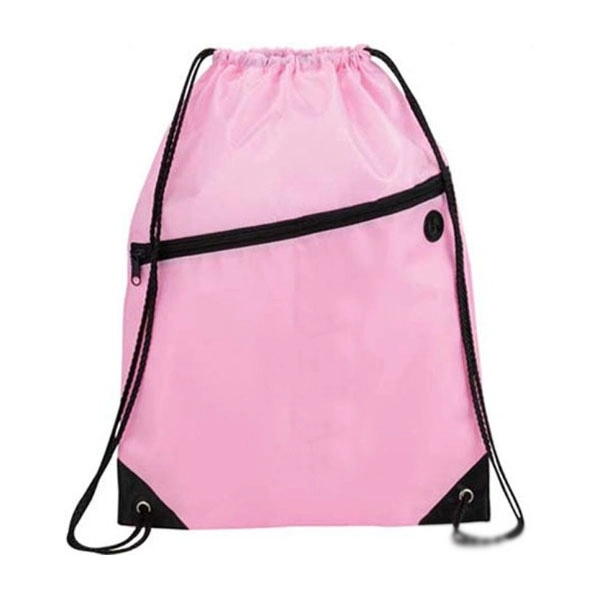 Headphone Slot Drawstring Polyester Bags - Headphone Slot Drawstring Polyester Bags - Image 0 of 14