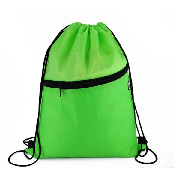 Headphone Slot Drawstring Polyester Bags - Headphone Slot Drawstring Polyester Bags - Image 8 of 14