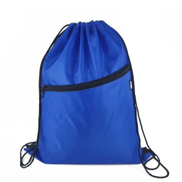 Headphone Slot Drawstring Polyester Bags - Headphone Slot Drawstring Polyester Bags - Image 10 of 14