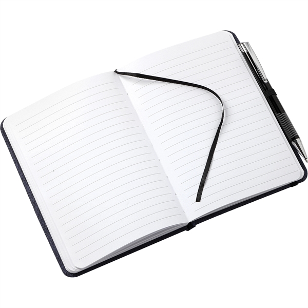 5" x 7" FSC® Mix Heathered Bound Notebook - 5" x 7" FSC® Mix Heathered Bound Notebook - Image 2 of 16