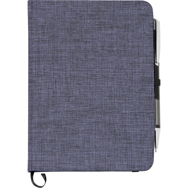 5" x 7" FSC® Mix Heathered Bound Notebook - 5" x 7" FSC® Mix Heathered Bound Notebook - Image 3 of 16