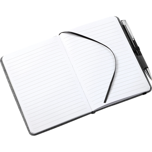 5" x 7" FSC® Mix Heathered Bound Notebook - 5" x 7" FSC® Mix Heathered Bound Notebook - Image 5 of 16