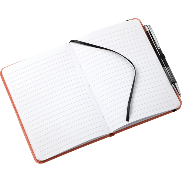 5" x 7" FSC® Mix Heathered Bound Notebook - 5" x 7" FSC® Mix Heathered Bound Notebook - Image 11 of 16