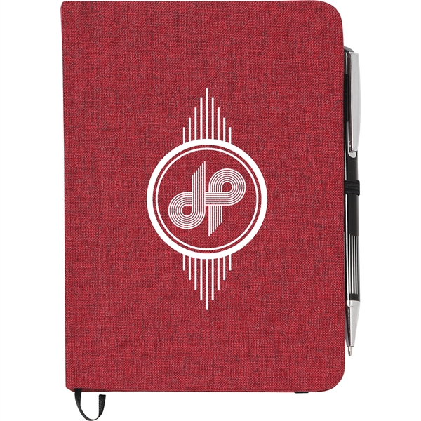 5" x 7" FSC® Mix Heathered Bound Notebook - 5" x 7" FSC® Mix Heathered Bound Notebook - Image 16 of 16