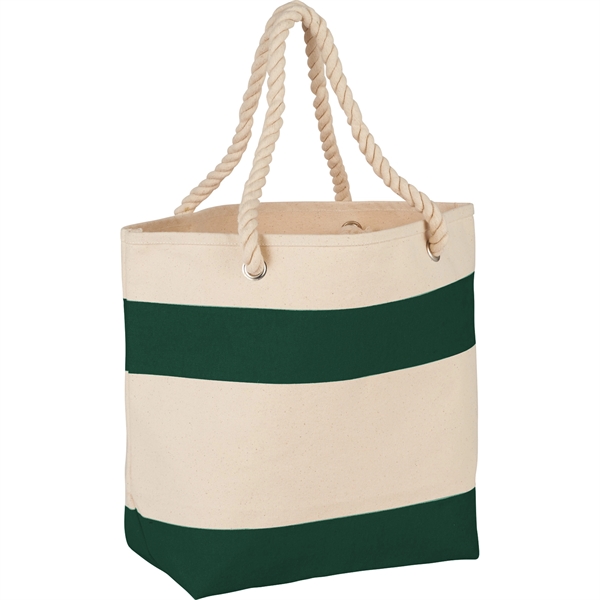 Rope Handle 16oz Cotton Canvas Tote - Rope Handle 16oz Cotton Canvas Tote - Image 4 of 18