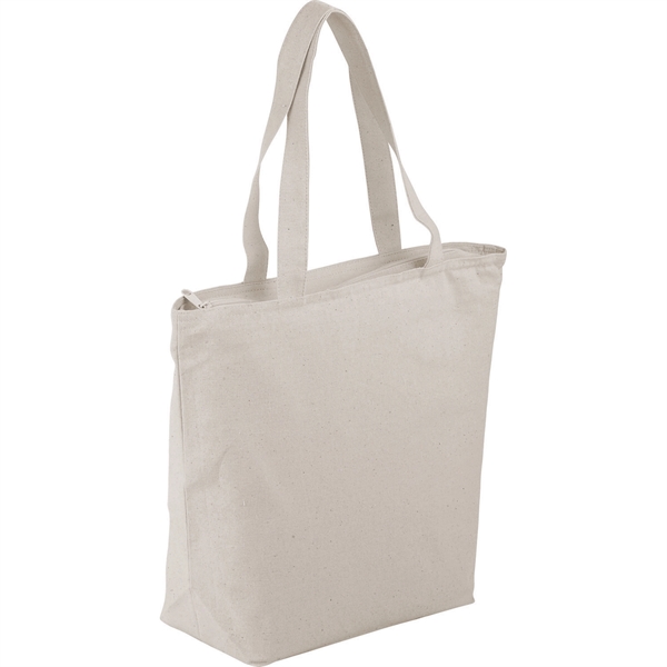 Maine 8oz Cotton Canvas Zippered Tote - Maine 8oz Cotton Canvas Zippered Tote - Image 2 of 18