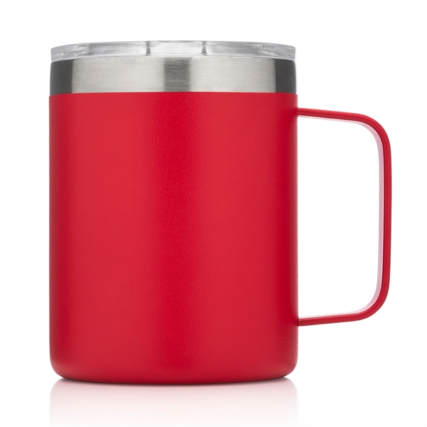 12 oz. Travel Stainless Insulated Coffee Mug w/ handle & lid - 12 oz. Travel Stainless Insulated Coffee Mug w/ handle & lid - Image 8 of 8